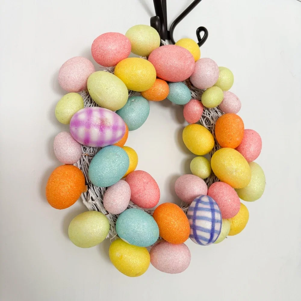 Colorful Easter Egg Wreath